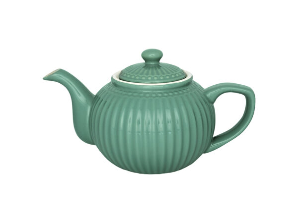 Teiera porcellana Alice verde Greengate