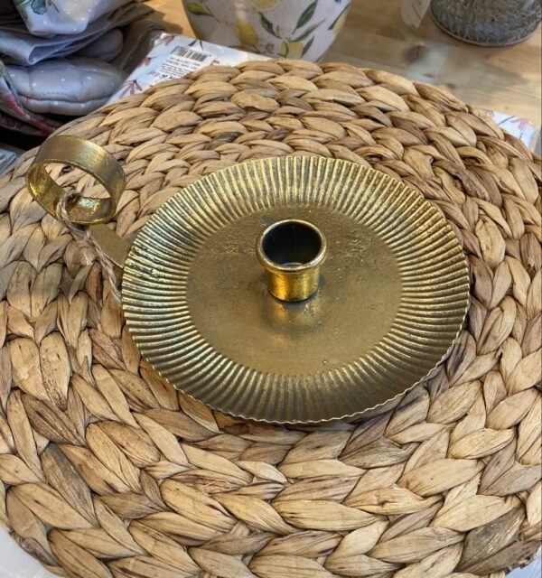 CANDLE HOLDER GOLD H9 D 19,05