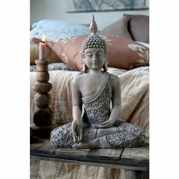 Buddha seated, H41/L30/W16 cm latte Chic Antique