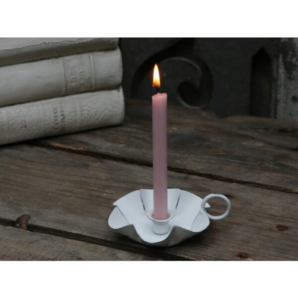 Candele a cono per Chamberstick, D9 cm antique white Chic Antique