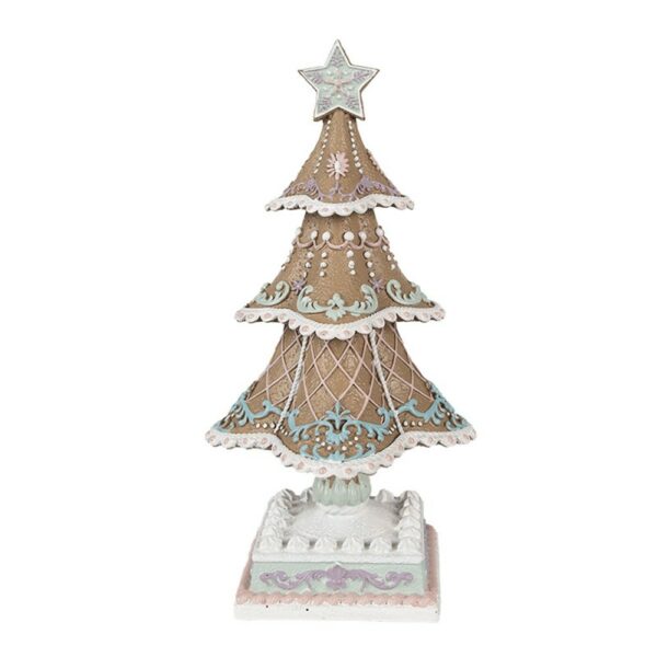 Decorazione di Natalizie Albero di Natale 25 cm Marrone Clayre